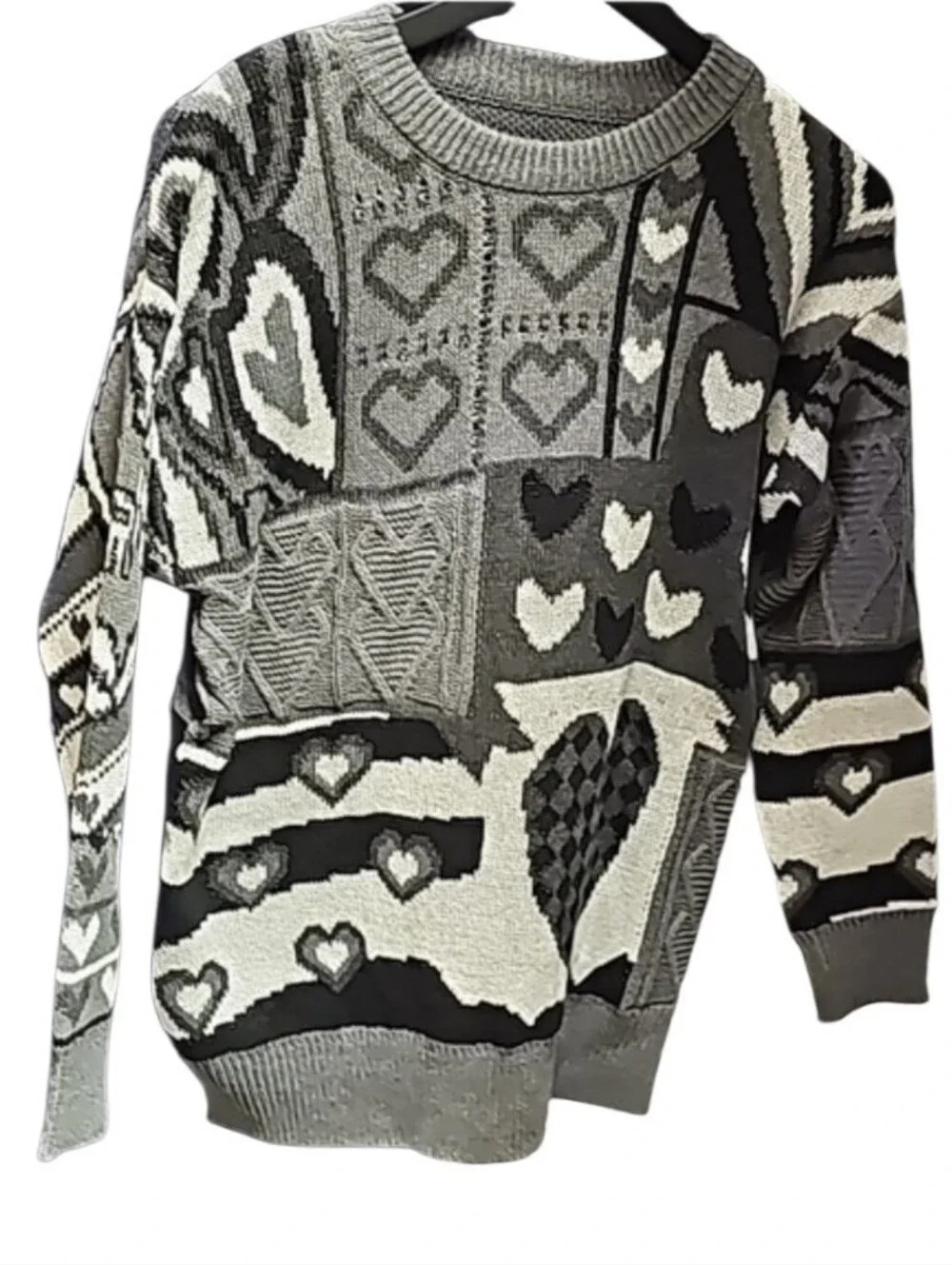 49 Heart print sweater New in Package